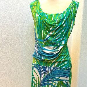 New York & Company Tropical Women’s Dress Size Medium